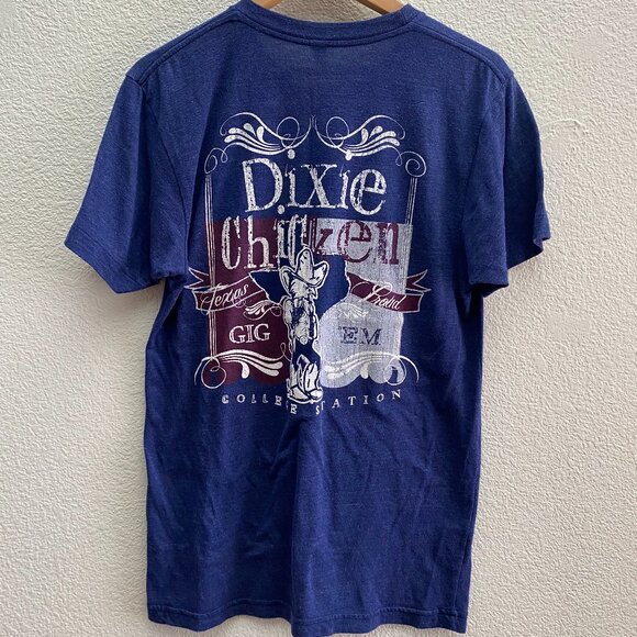Dixie Chicken Texas Proud Gig 'Em Texas A&M Aggies College Station T-Shirt M - Picture 1 of 3